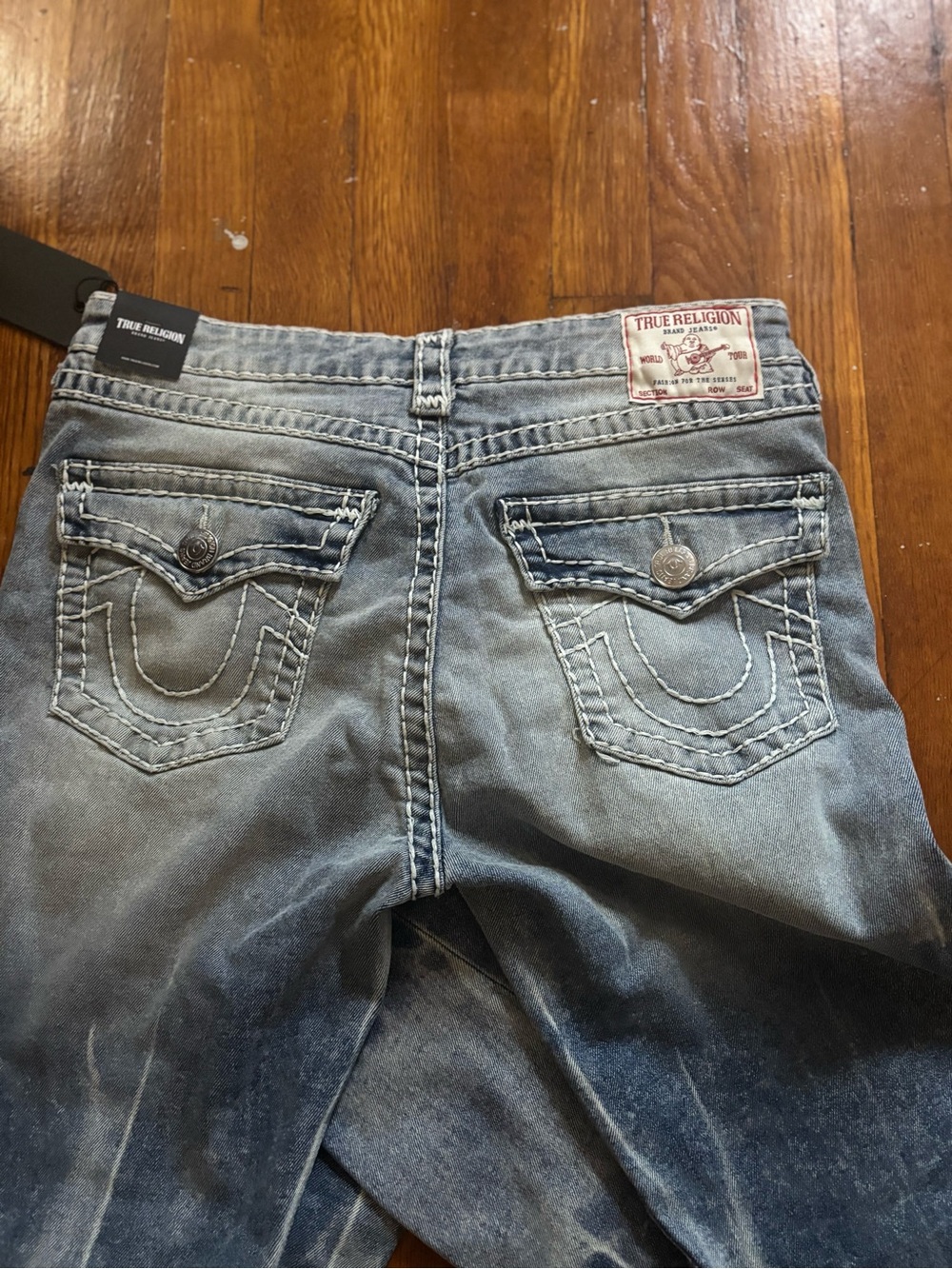 True Religion Joey Mr Flare flap jeans nwt - Picture 4 of 9